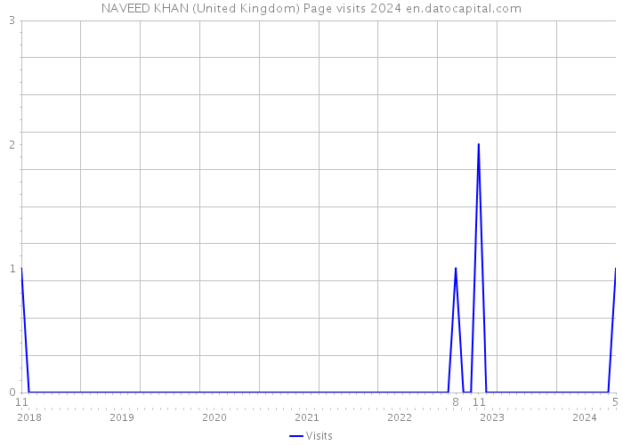 NAVEED KHAN (United Kingdom) Page visits 2024 