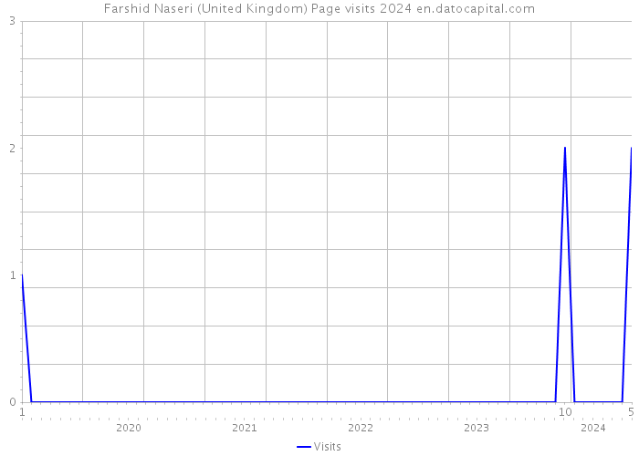 Farshid Naseri (United Kingdom) Page visits 2024 