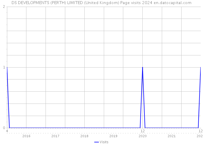 DS DEVELOPMENTS (PERTH) LIMITED (United Kingdom) Page visits 2024 