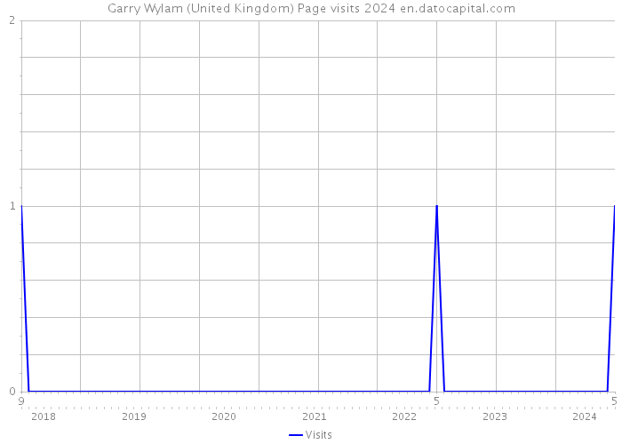 Garry Wylam (United Kingdom) Page visits 2024 