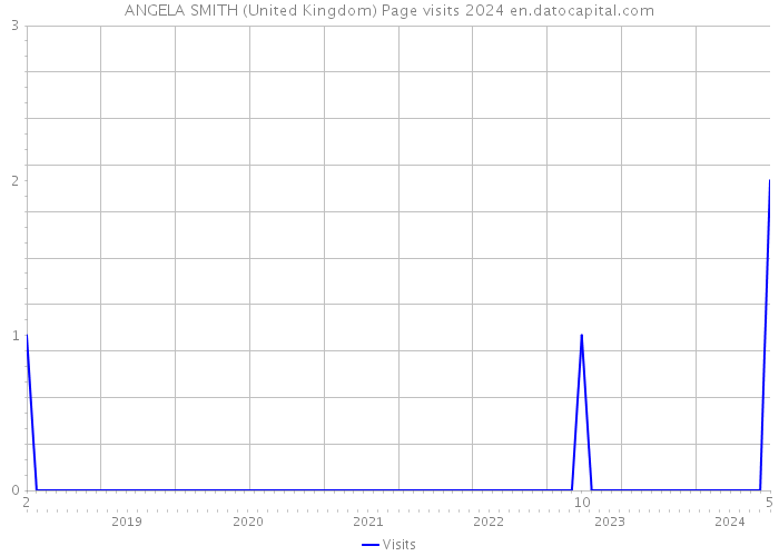 ANGELA SMITH (United Kingdom) Page visits 2024 