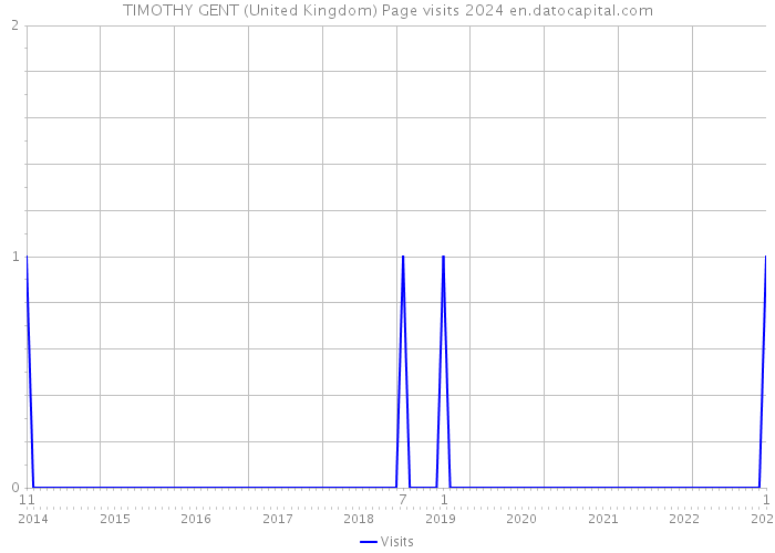 TIMOTHY GENT (United Kingdom) Page visits 2024 