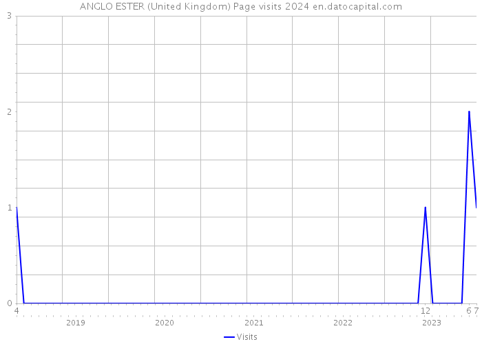 ANGLO ESTER (United Kingdom) Page visits 2024 