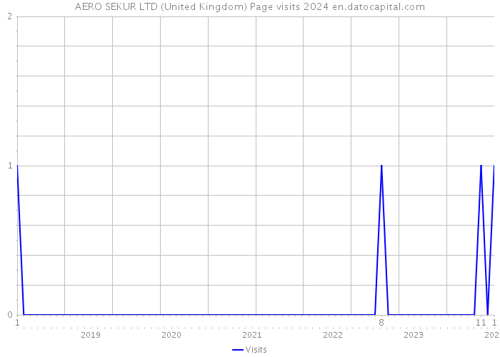 AERO SEKUR LTD (United Kingdom) Page visits 2024 