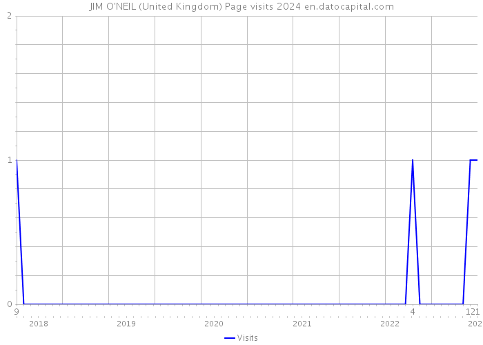 JIM O'NEIL (United Kingdom) Page visits 2024 