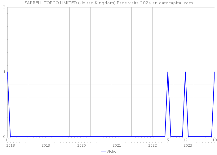 FARRELL TOPCO LIMITED (United Kingdom) Page visits 2024 