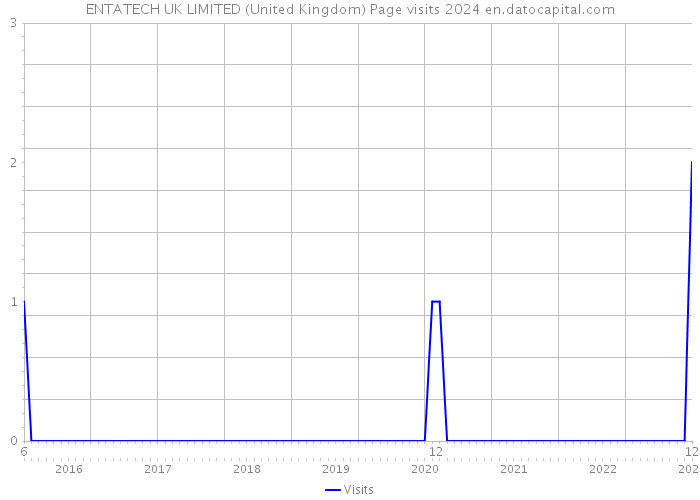 ENTATECH UK LIMITED (United Kingdom) Page visits 2024 