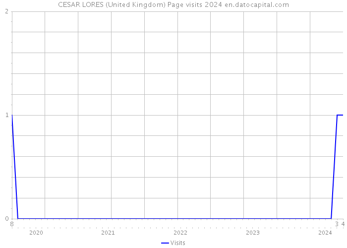 CESAR LORES (United Kingdom) Page visits 2024 