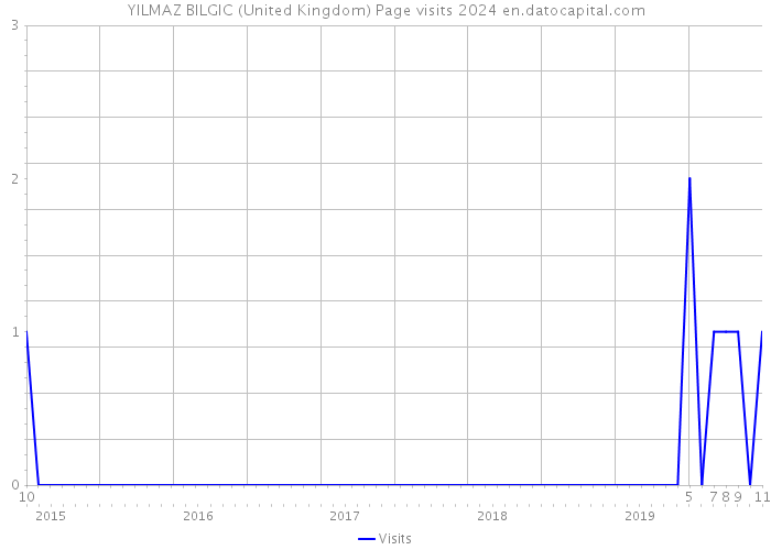 YILMAZ BILGIC (United Kingdom) Page visits 2024 