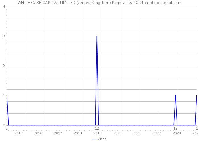 WHITE CUBE CAPITAL LIMITED (United Kingdom) Page visits 2024 
