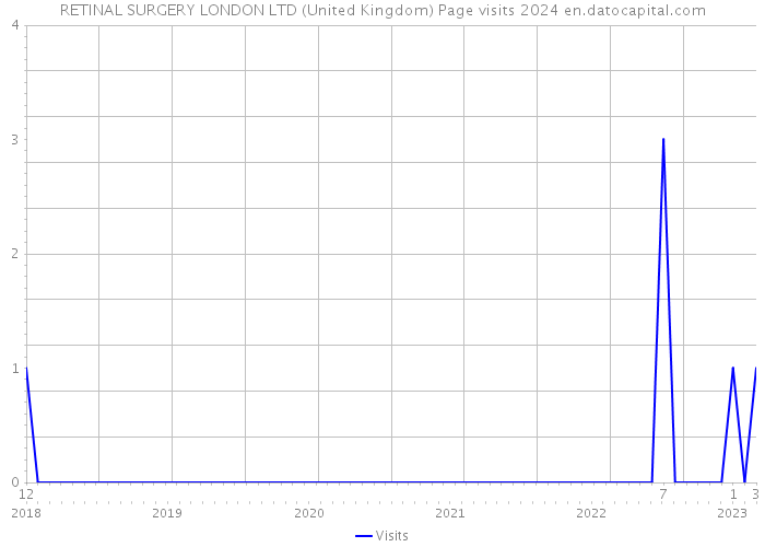 RETINAL SURGERY LONDON LTD (United Kingdom) Page visits 2024 