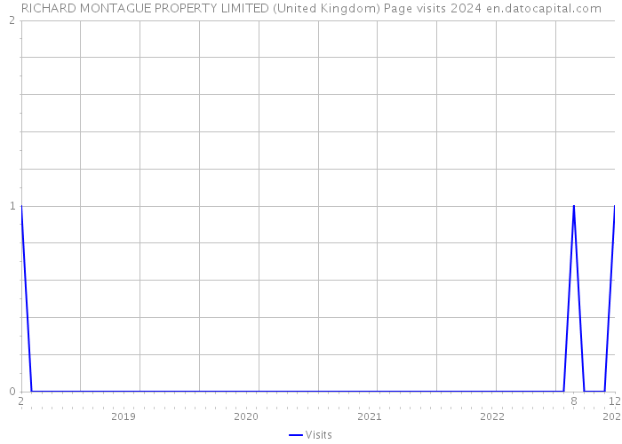 RICHARD MONTAGUE PROPERTY LIMITED (United Kingdom) Page visits 2024 