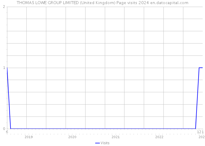 THOMAS LOWE GROUP LIMITED (United Kingdom) Page visits 2024 