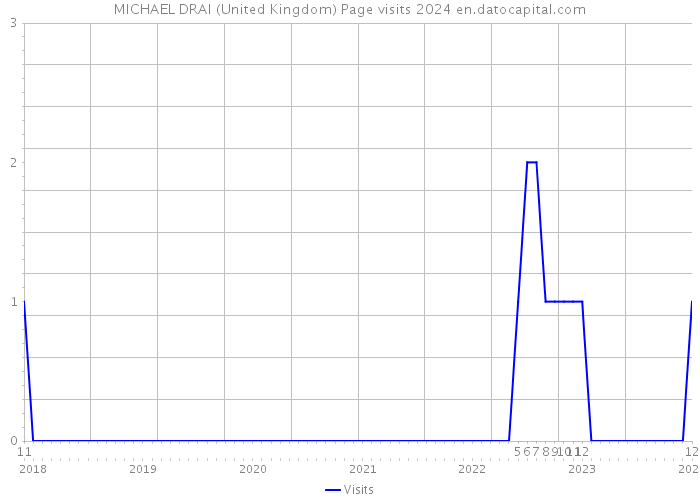 MICHAEL DRAI (United Kingdom) Page visits 2024 
