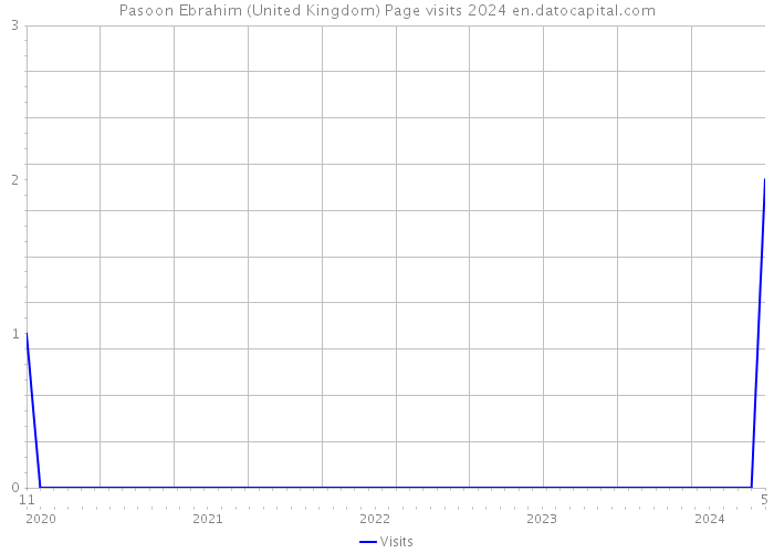 Pasoon Ebrahim (United Kingdom) Page visits 2024 