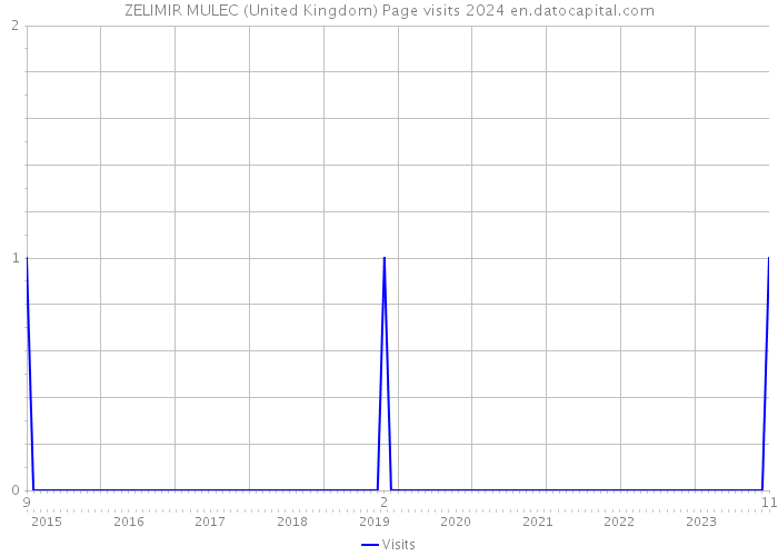 ZELIMIR MULEC (United Kingdom) Page visits 2024 