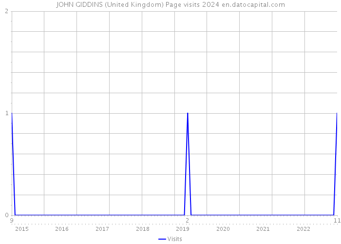 JOHN GIDDINS (United Kingdom) Page visits 2024 