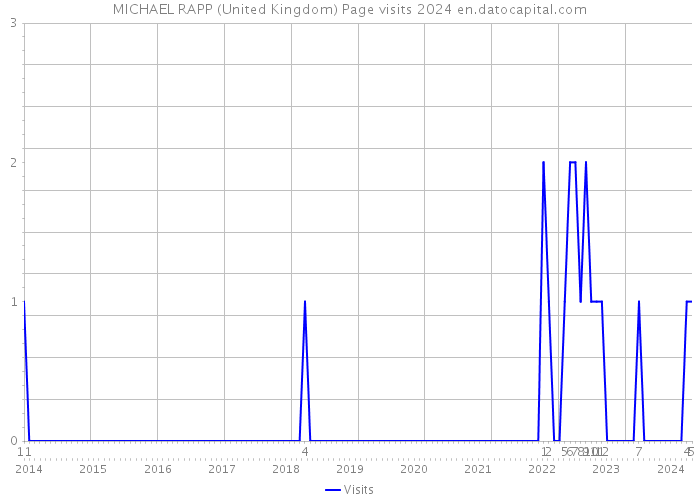 MICHAEL RAPP (United Kingdom) Page visits 2024 