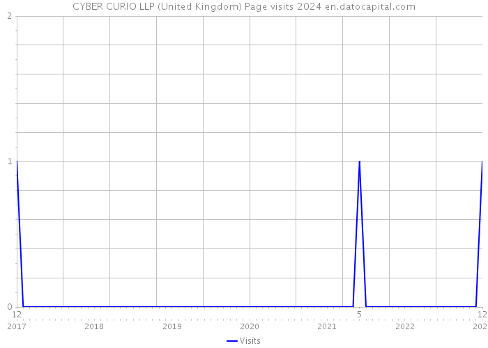 CYBER CURIO LLP (United Kingdom) Page visits 2024 