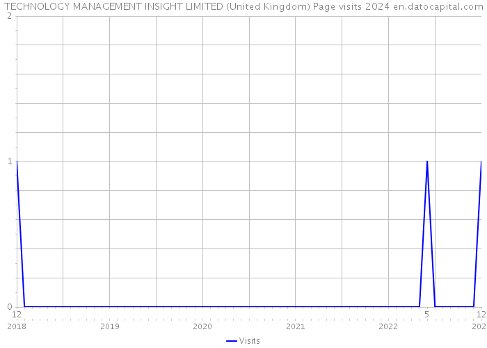 TECHNOLOGY MANAGEMENT INSIGHT LIMITED (United Kingdom) Page visits 2024 