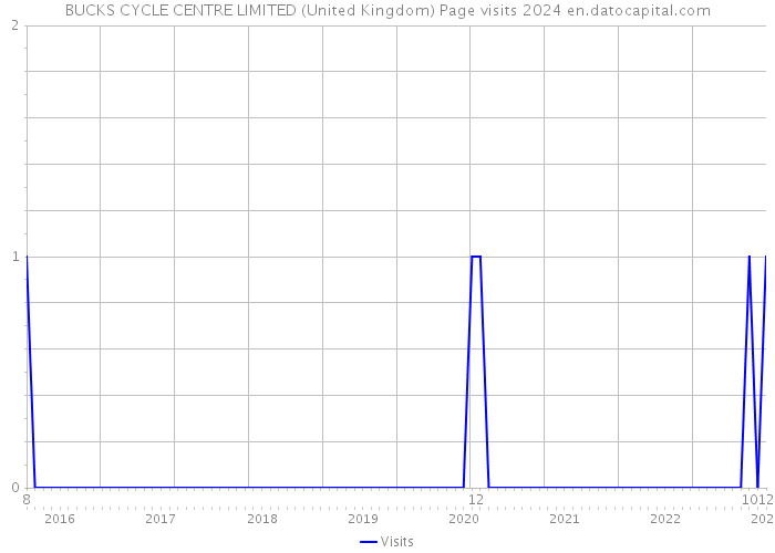 BUCKS CYCLE CENTRE LIMITED (United Kingdom) Page visits 2024 