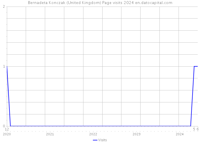 Bernadeta Konczak (United Kingdom) Page visits 2024 