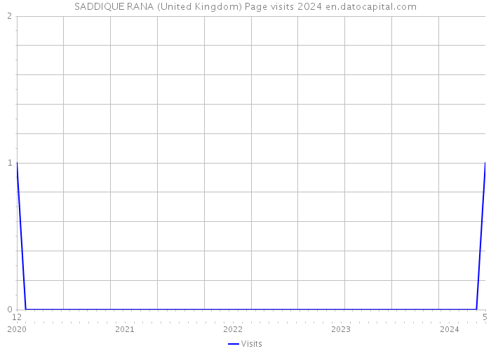 SADDIQUE RANA (United Kingdom) Page visits 2024 