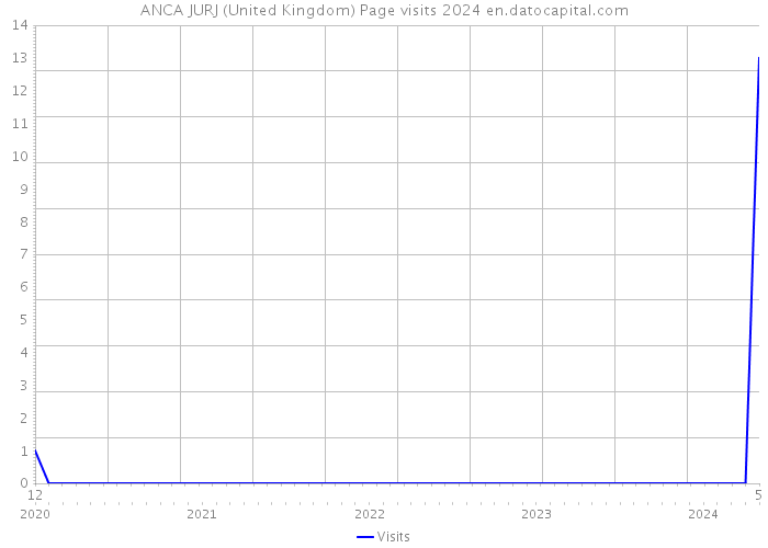 ANCA JURJ (United Kingdom) Page visits 2024 