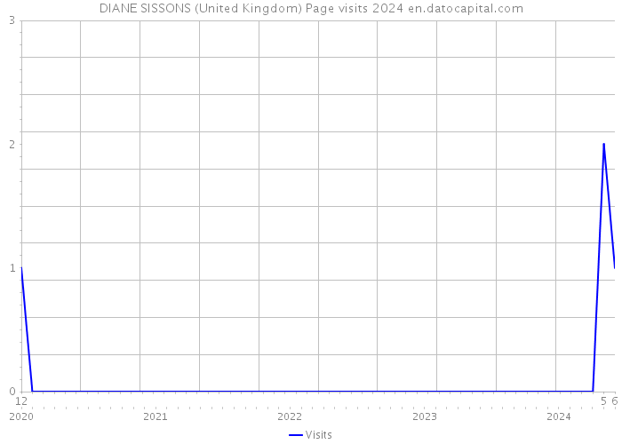 DIANE SISSONS (United Kingdom) Page visits 2024 