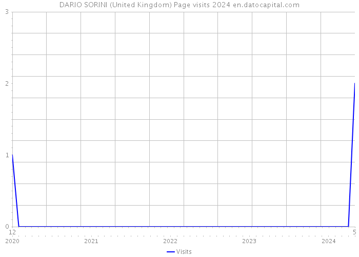 DARIO SORINI (United Kingdom) Page visits 2024 