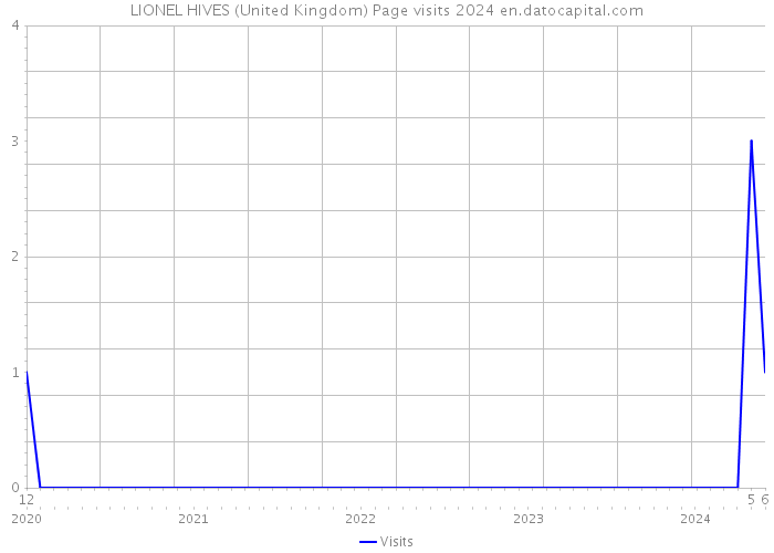 LIONEL HIVES (United Kingdom) Page visits 2024 