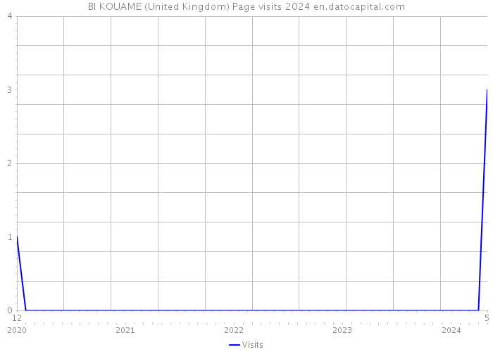 BI KOUAME (United Kingdom) Page visits 2024 