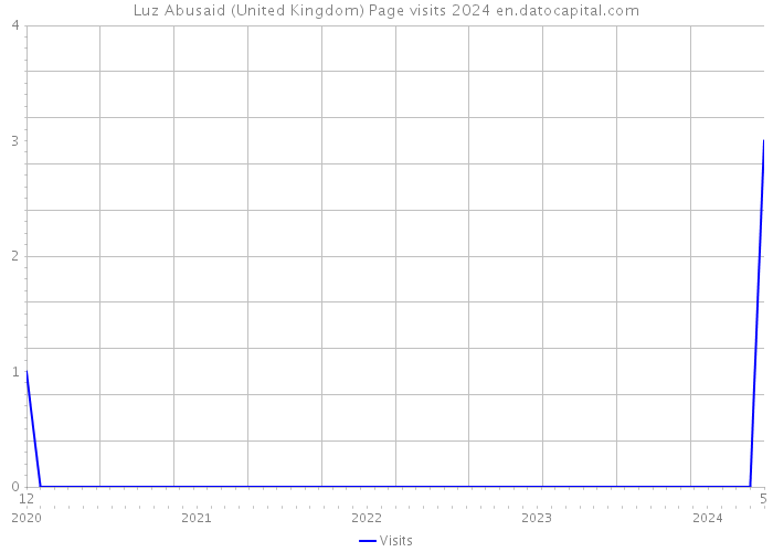 Luz Abusaid (United Kingdom) Page visits 2024 