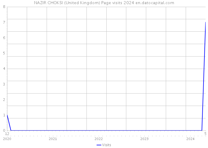 NAZIR CHOKSI (United Kingdom) Page visits 2024 