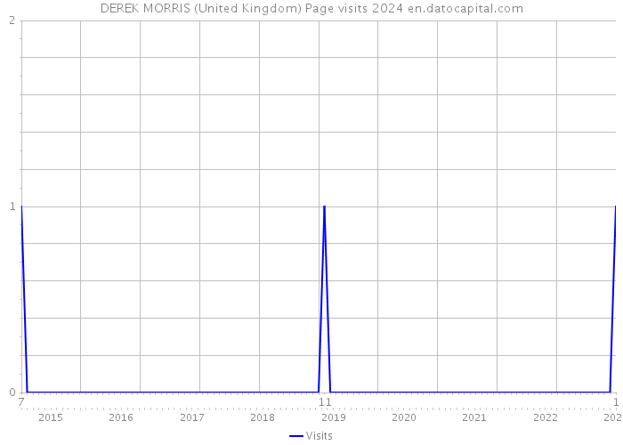 DEREK MORRIS (United Kingdom) Page visits 2024 
