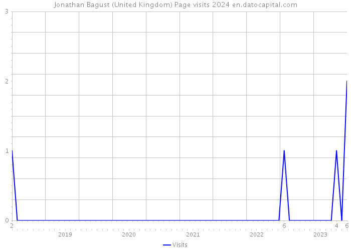 Jonathan Bagust (United Kingdom) Page visits 2024 