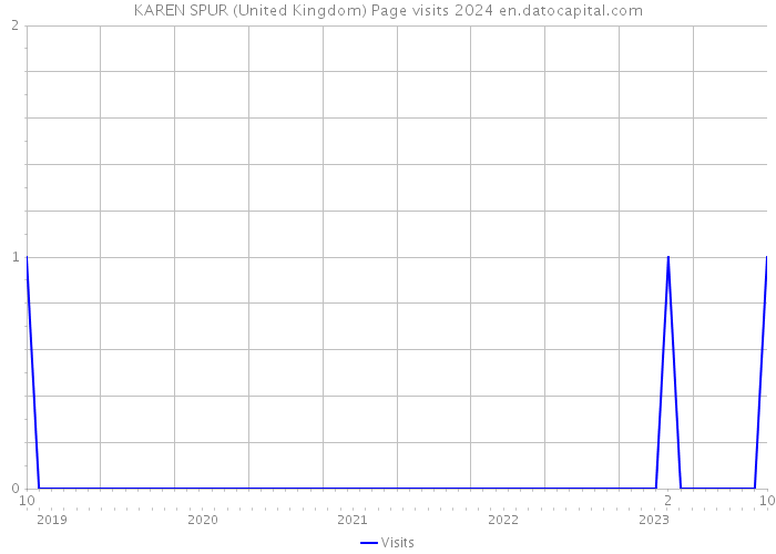 KAREN SPUR (United Kingdom) Page visits 2024 