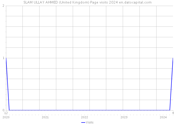 SLAM ULLAY AHMED (United Kingdom) Page visits 2024 