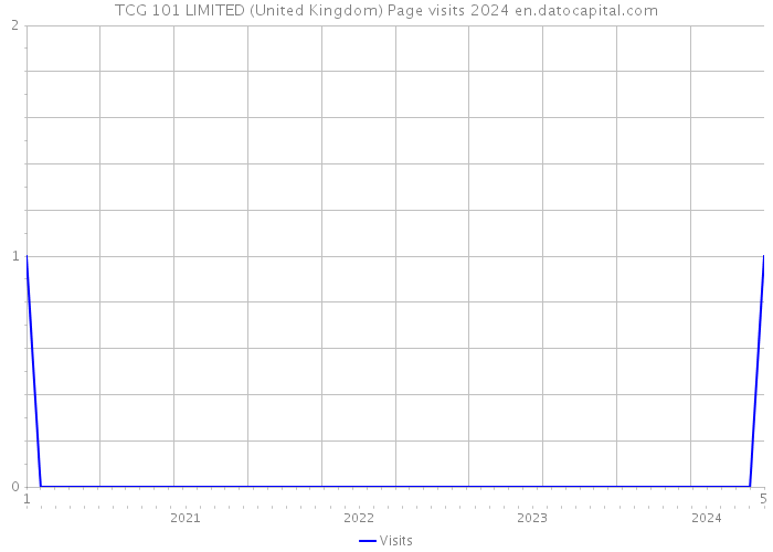 TCG 101 LIMITED (United Kingdom) Page visits 2024 