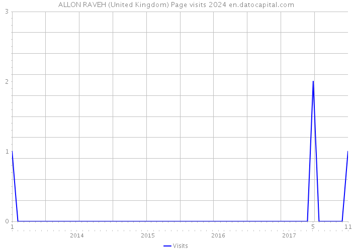 ALLON RAVEH (United Kingdom) Page visits 2024 