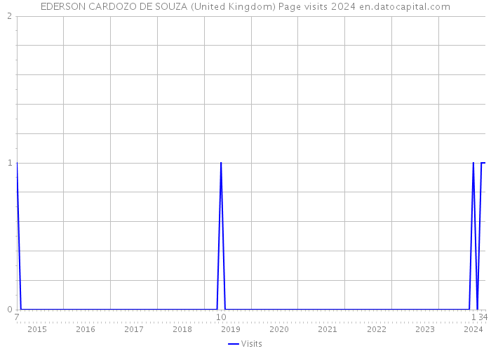 EDERSON CARDOZO DE SOUZA (United Kingdom) Page visits 2024 