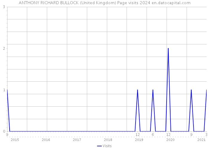 ANTHONY RICHARD BULLOCK (United Kingdom) Page visits 2024 