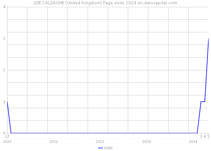 JOE CALZAGHE (United Kingdom) Page visits 2024 