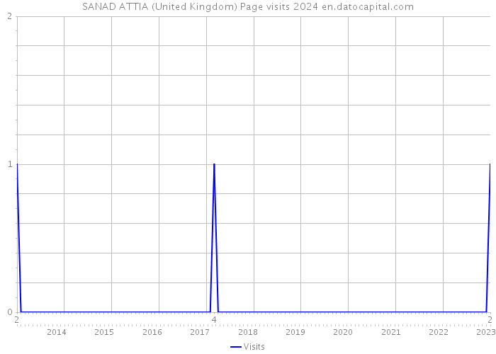 SANAD ATTIA (United Kingdom) Page visits 2024 