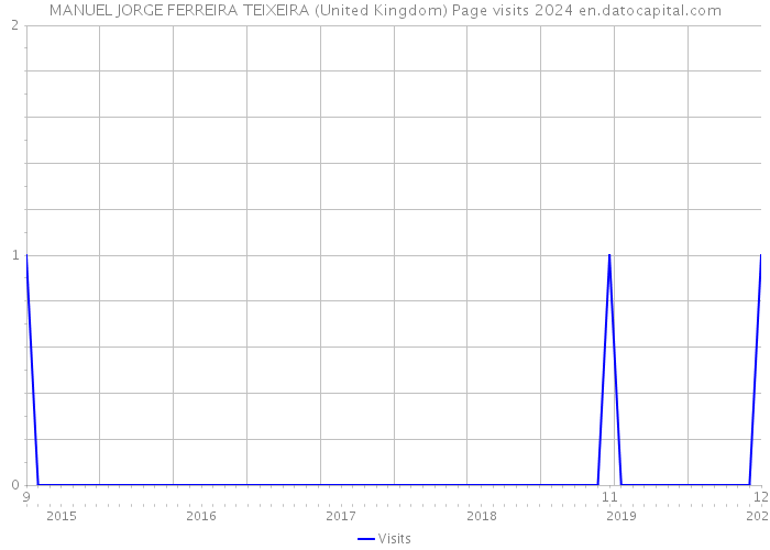 MANUEL JORGE FERREIRA TEIXEIRA (United Kingdom) Page visits 2024 