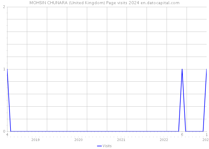 MOHSIN CHUNARA (United Kingdom) Page visits 2024 