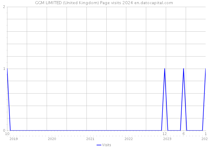 GGM LIMITED (United Kingdom) Page visits 2024 