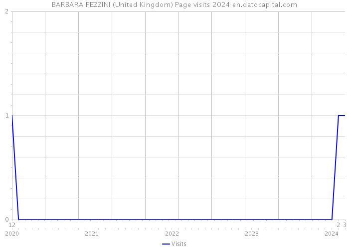 BARBARA PEZZINI (United Kingdom) Page visits 2024 