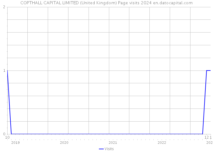 COPTHALL CAPITAL LIMITED (United Kingdom) Page visits 2024 