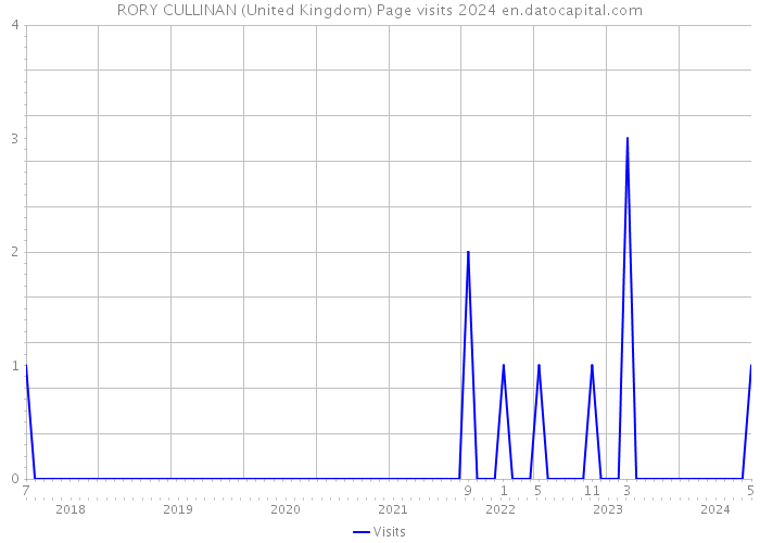 RORY CULLINAN (United Kingdom) Page visits 2024 